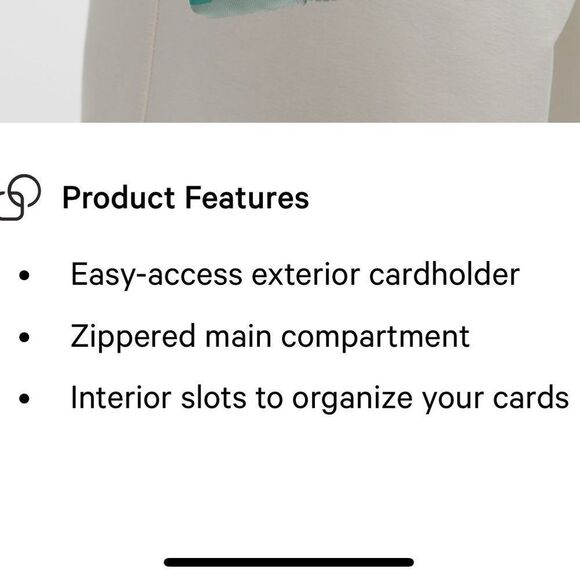 CLIPPABLE CARD POUCH Starch Blue/Solar Grey STRH/SOGY - NWT Lululemon zip case - Picture 7 of 10